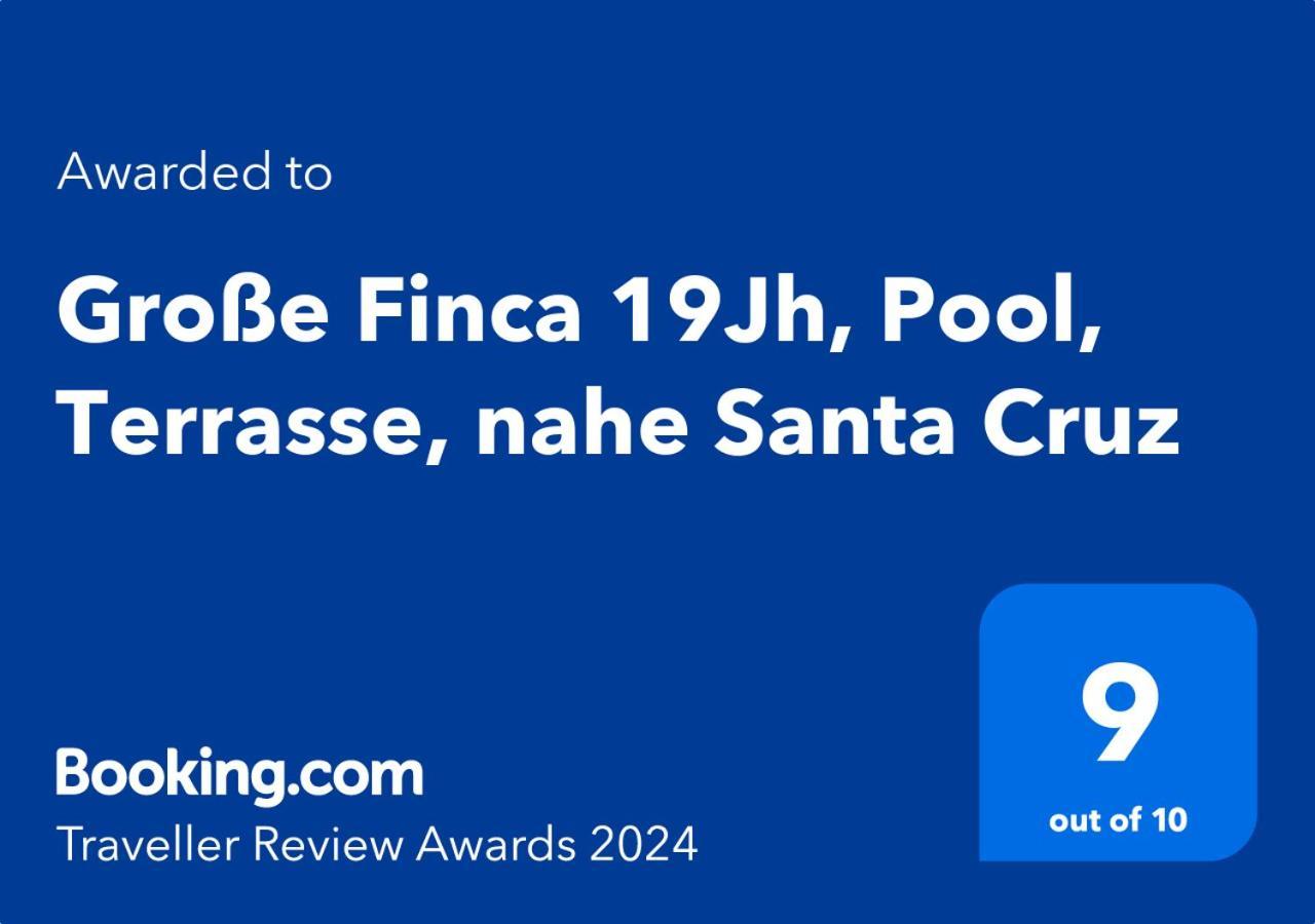 Große Finca 19Jh, Pool, Terrasse, nahe Santa Cruz Santa Cruz de la Palma (Isla de la Palma) Exterior foto